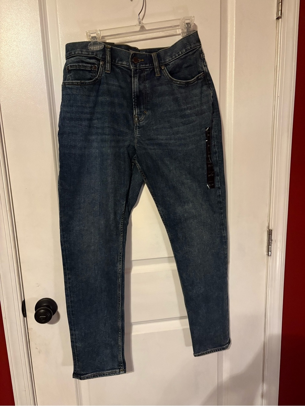 Banana republic Men's Dark Blue Straight-Leg Jeans